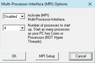 multiple processors settings